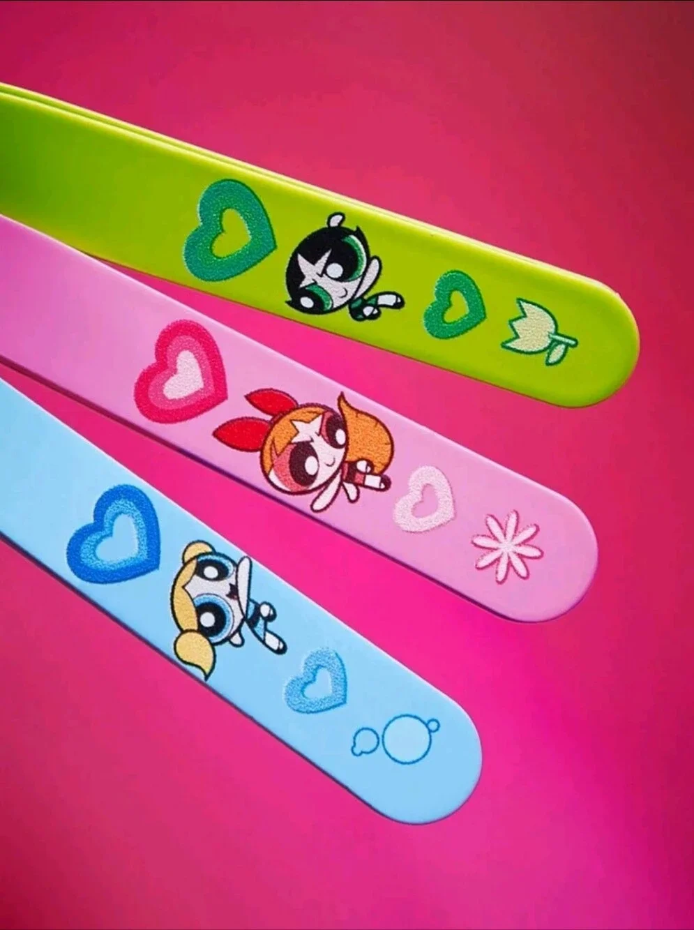 Cartoon Network Powerpuff Girls Tweezers in Pink, Lime Green, Light Blue
